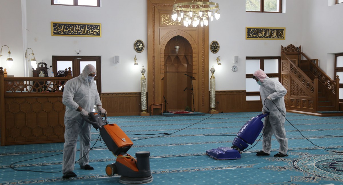 Çerkezköy Camii Temizliği